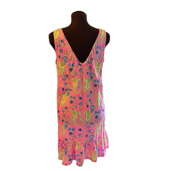 Lilly Pulitzer Camilla Dress Prosecco Pink Tigress Garden, Womens size Medium - Picture 10 of 11